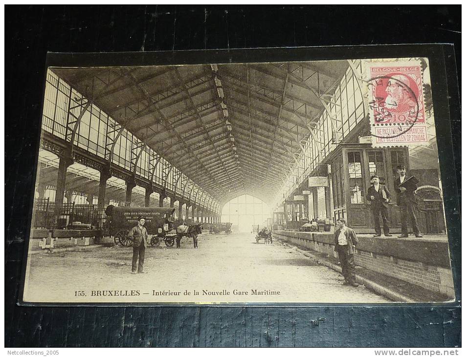 BRUXELLES - INTERIEUR DE LA NOUVELLE GARE MARITIME - BELGIQUE ( D) - Hafenwesen