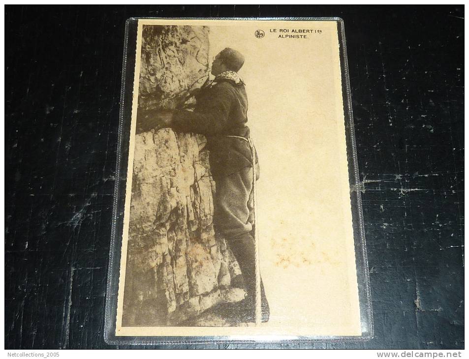 BRUXELLES - LE ROI ALBERT 1er  ALPINISTE - BELGIQUE ( D) - Personnages Célèbres