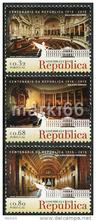 Portugal - 2010 - Centenary Of The Republic - Mint Stamp Set - Ungebraucht