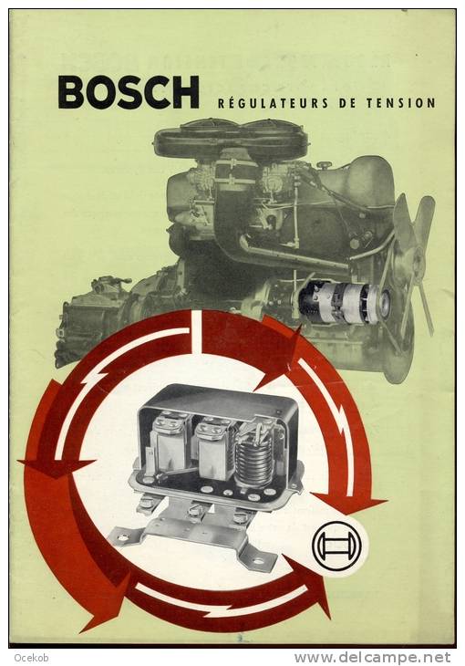 Technische Brochure BOSCH - Stuttgart - Regulateurs De Tension - Auto