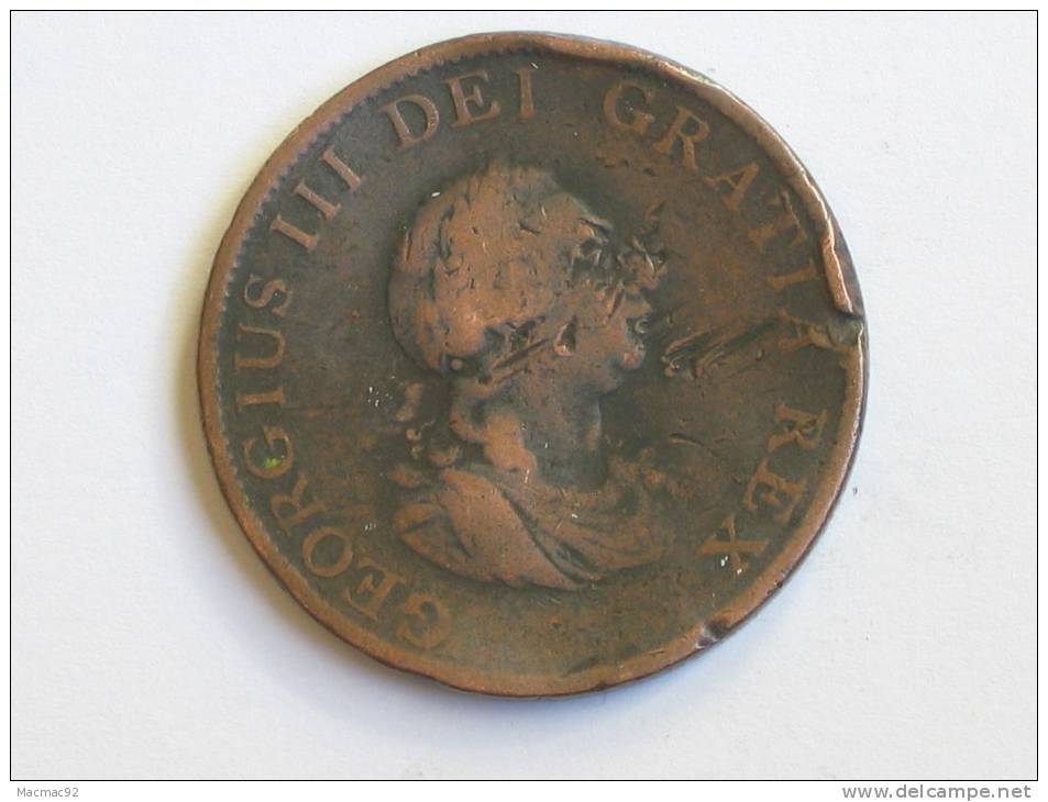 1 Penny 1799 Great Britain - Georgius Iii Dei Gratia. - D. 1 Penny