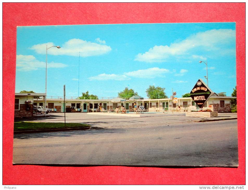 - Kentucky > Bowling Green-- Bowling Green Motel     Early Chrome ----  Ref  612 - Bowling Green