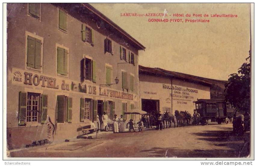 Lamure Sur Azergues         Hotel Du  Pont De La Feuilletière - Lamure Sur Azergues