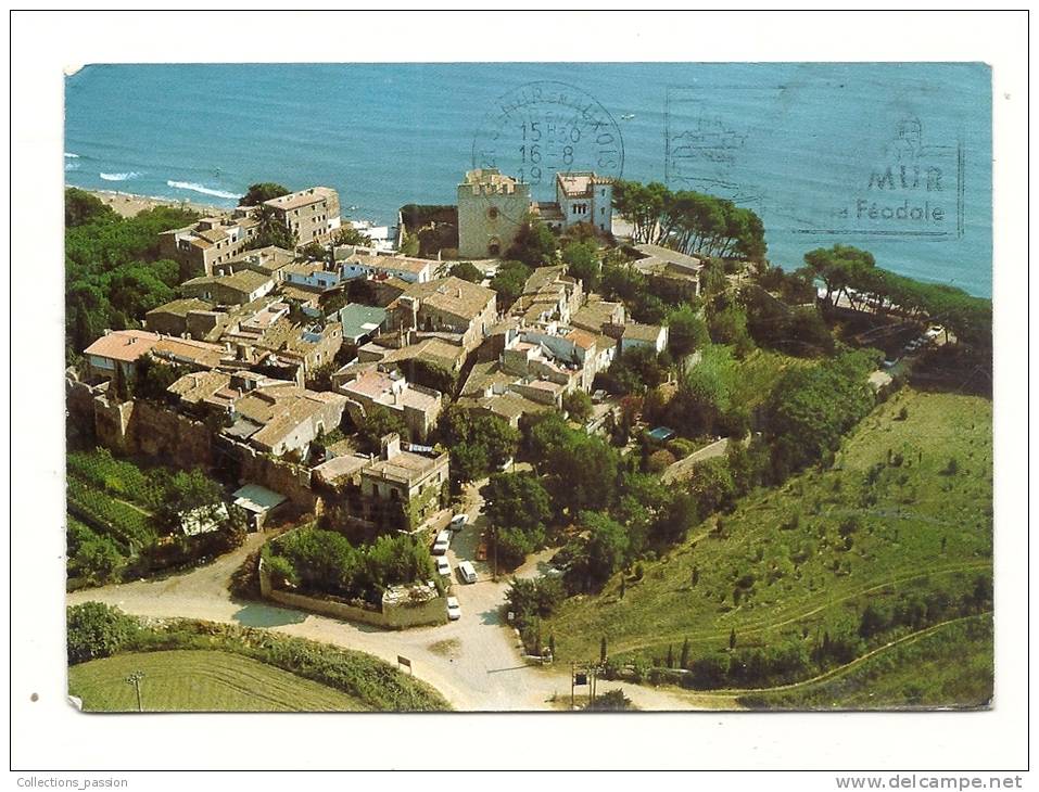 Cp, Espagne, Sant Marti D'Empuries, La Escala, Voyagée - Gerona