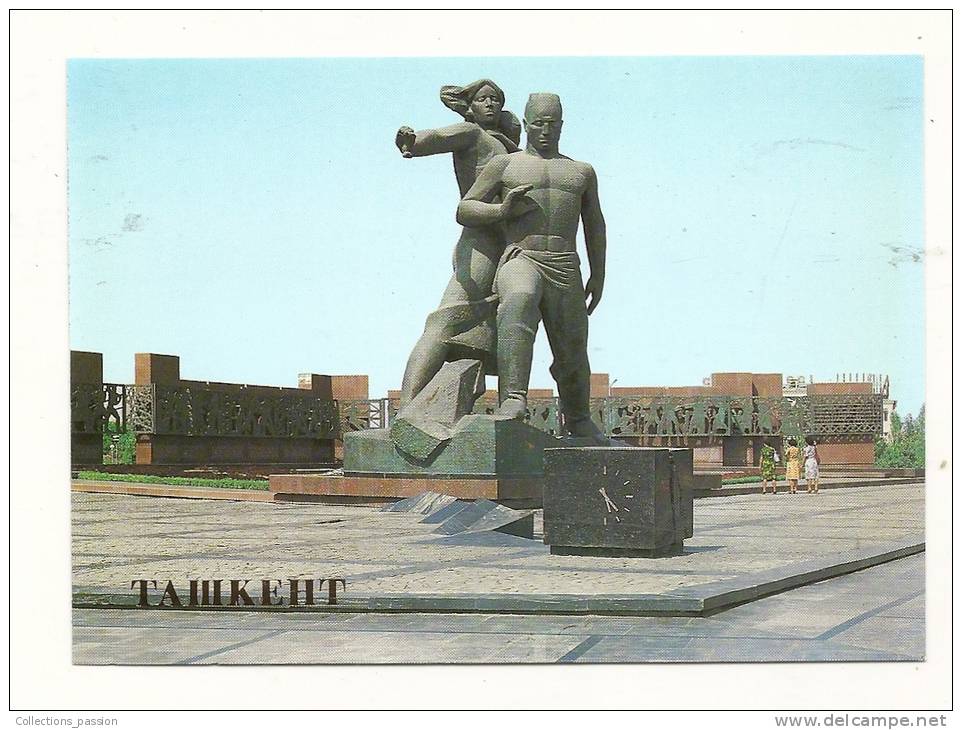 Cp, Ouzbékistan, Tashkent, Courage Memorial - Usbekistan