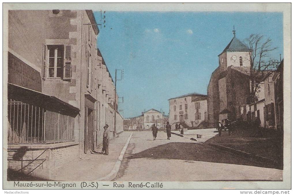 Mauzé-sur-le-Mignon  (79) : La Rue René-Caillé - Mauze Sur Le Mignon