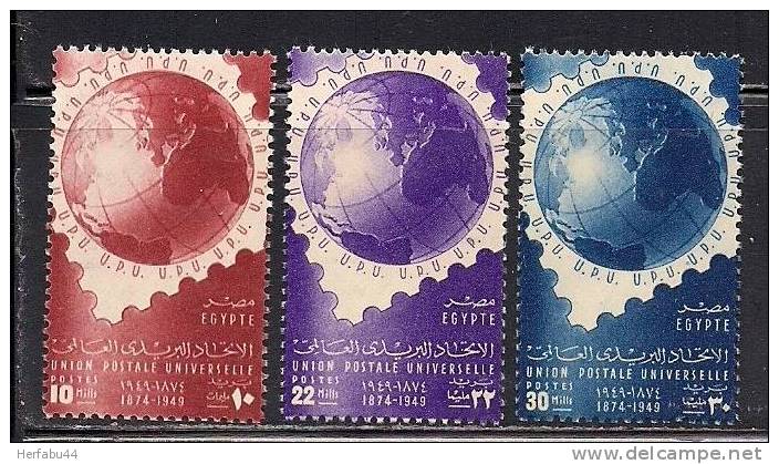 Egypt      " UPU"    Set    SC# 281-83 MNH** - Ungebraucht