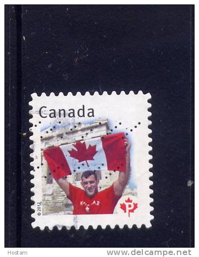 CANADA. 2012, Fiertee Canadienne, Pride Of Canada: Winner With  The Flag,  Used   #2501 - Used Stamps