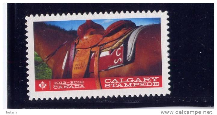 CANADA. 2012, Calgary Stampede , "P" Stamp ,  Used   # 2547 Very Cleannnnnnnnnnnn - Oblitérés