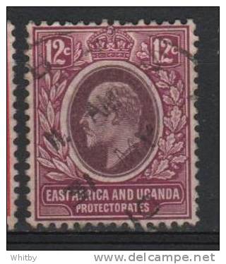 East Africa And Uganda 1907 12c King Edward VII Issue #35 - Protectoraten Van Oost-Afrika En Van Oeganda