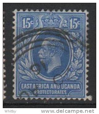 East Africa And Uganda 1912 15c King George V Issue #45 - East Africa & Uganda Protectorates