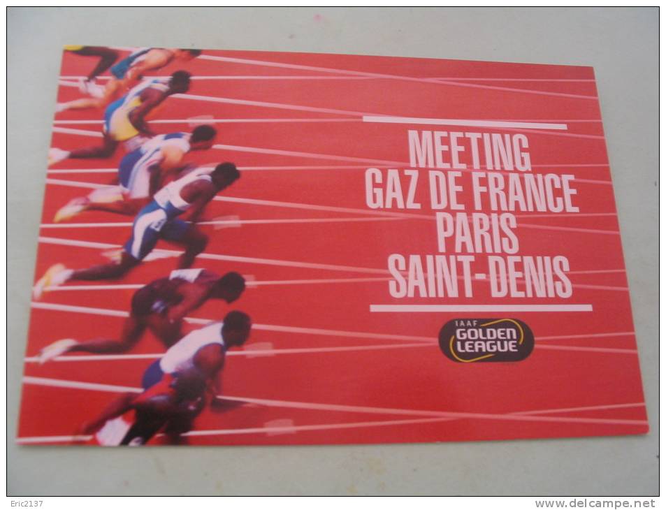 MEETING GAZ DE FRANCE PARIS...IAAF GOLDEN LEAGUE - Athlétisme