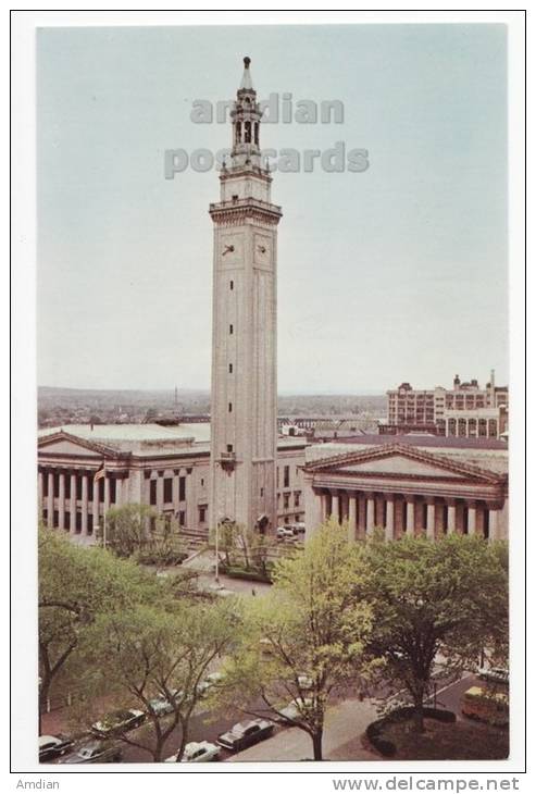 SPRINGFIELD MA - MASSACHUSETTS - MUNICIPAL BUILDING - Vintage Postcard [c2635] - Springfield