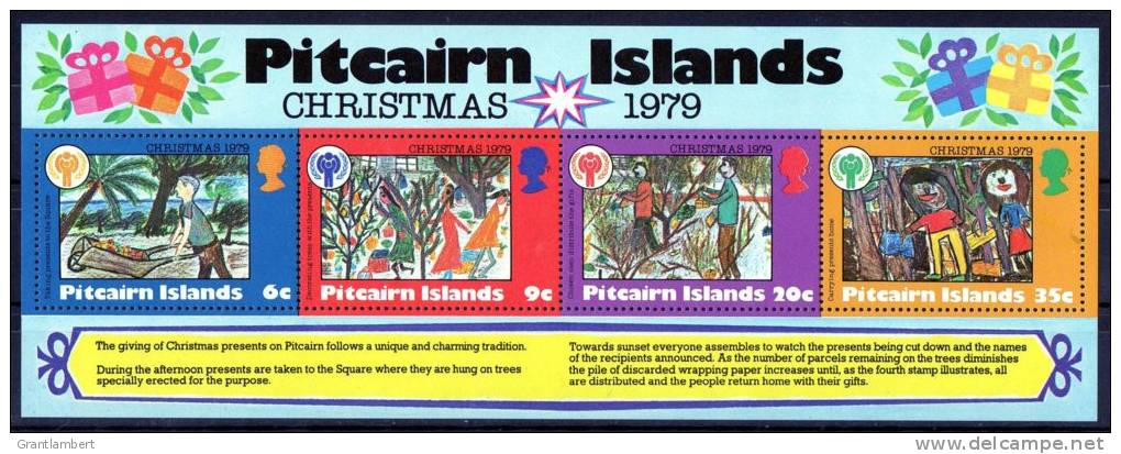 Pitcairn Islands 1979 Christmas MS MNH - Pitcairn Islands