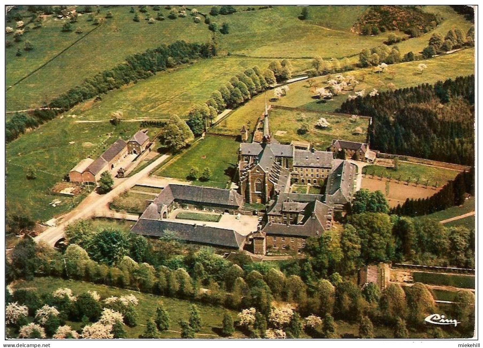 AUBEL-ABBAYE NOTRE DAME DU VAL DIEU -vue Aérienne - Aubel