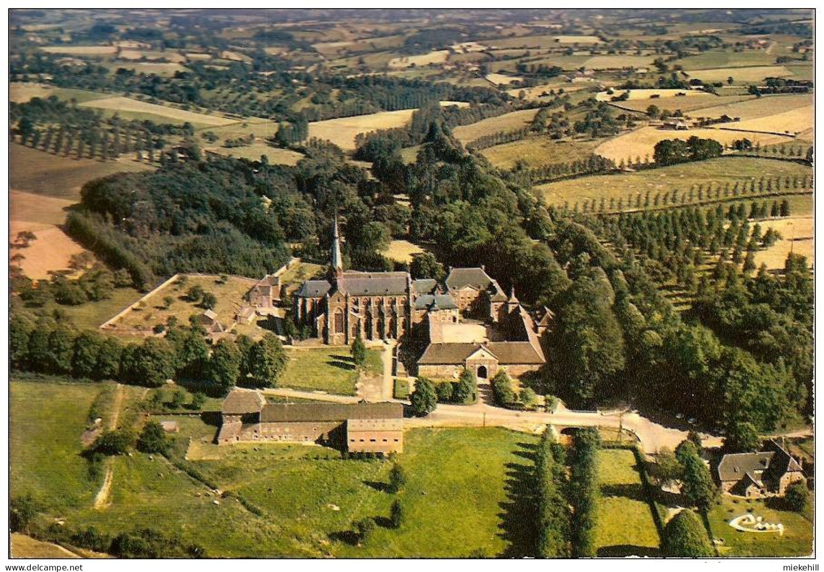 AUBEL-ABBAYE NOTRE DAME DU VAL DIEU -vue Aérienne - Aubel