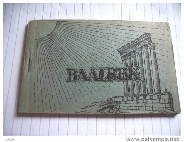 Asia Libanon Baalbek Nice  Carnet Détachables10 Cartes Postales Map Booklet  Old - Libanon