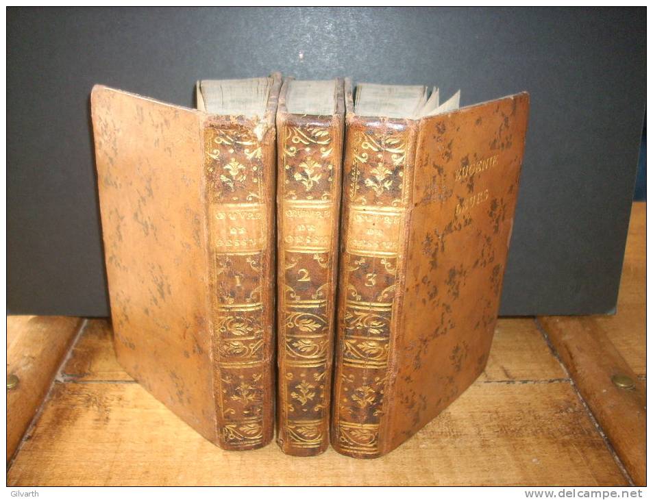 Oeuvres De SALOMON GESSNER 3 Volumes 1797 - 1701-1800