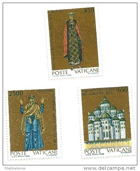 1988 - Vaticano 837/39 Antiche Icone   +++++++ - Schilderijen