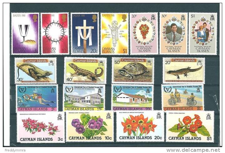 Caïmanes: Année 1981 ** - Cayman (Isole)