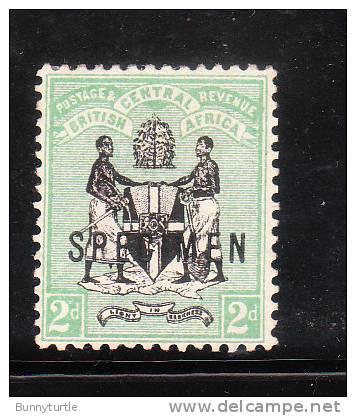 British Central Africa 1895 Coat Of Arms 2p Mint Specimen - Other & Unclassified