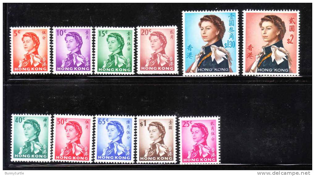 Hong Kong 1962 QE II Def MNH - Unused Stamps