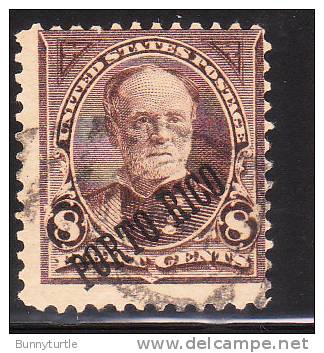 Puerto Rico 1899 Overprinted 8c Used - Puerto Rico