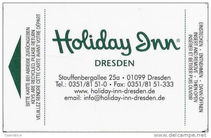 Germany - Dresden Holiday Inn Hotel Magnetic Key Card (beer/Radeberger/pilsner) - Grecia
