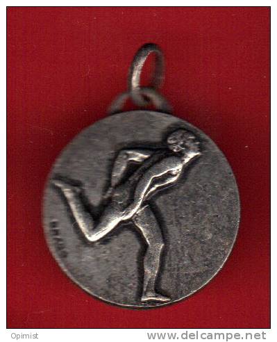 23751-ancienne Médaille Athletisme.jeux Olympiques.signé Drago - Athlétisme