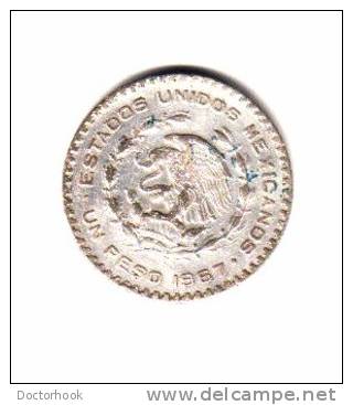 MEXICO    1  PESO  1967 (KM # 459) - Messico