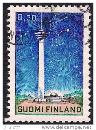 Finland Suomi 1971 TV Tower Näsinneula Planetarium And Aquarium In Tampere - Used Stamps