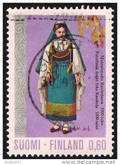 Finland Suomi 1973 Folk Costume Kaukola, Karelia - Used Stamps