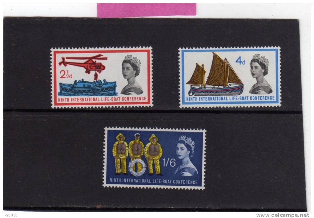 GREAT BRITAIN - GRAN BRETAGNA 1963 MARITIME SECURITY CONFERENCE (Phosphorescent) - CONFERENZA SICUREZZA MARITTIMA  MNH - Unused Stamps