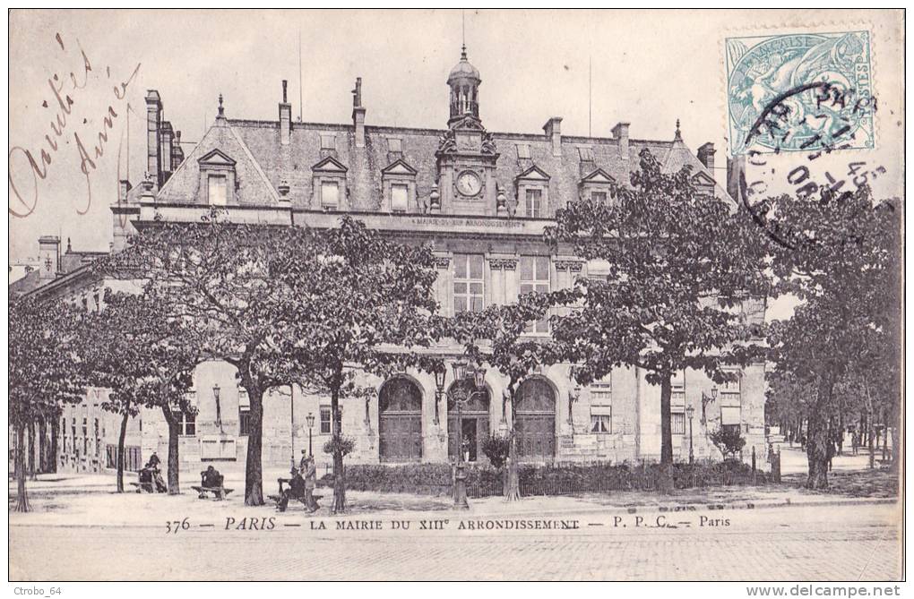 CPA PARIS 75 - Mairie Du XIII ème Arrondissement - Arrondissement: 13