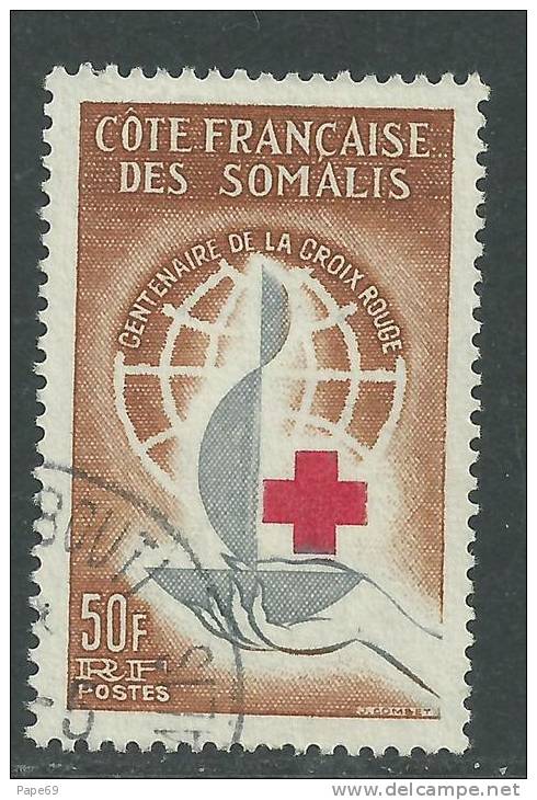 Cote Des Somalis N° 315 O  Centenaire De La Croix-Rouge Oblitération Moyenne Sinon TB - Oblitérés