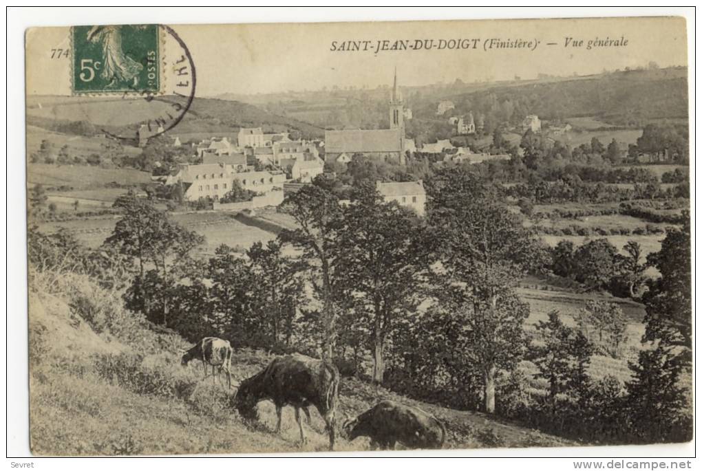 SAINTJEAN DU DOIGT. - Vue Générale - Saint-Jean-du-Doigt