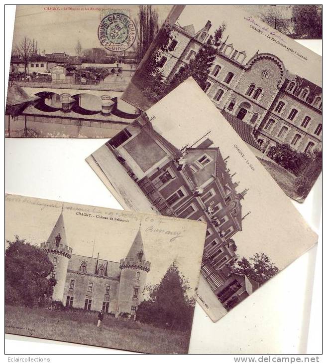 Chagny     Lot De 5 Cartes               ( Voir Scan Et/ou Annotation) - Chagny