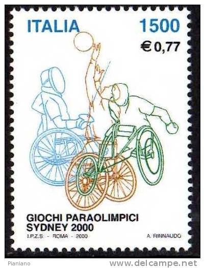 PIA  -  ITALIE  -  2000  : Paraolimpiadi Di Sidney -   (SAS   2504) - Summer 2000: Sydney - Paralympic
