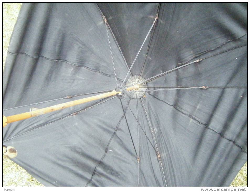 ombrelle parapluie a restaurer--pommeau a determiner-hauteur totale 95cm de la pointe au pommeau