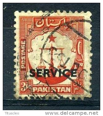 PAKISTAN  Service 14°  3p Rouge-orange  (10% De La Cote + 0,15 €) - Pakistan