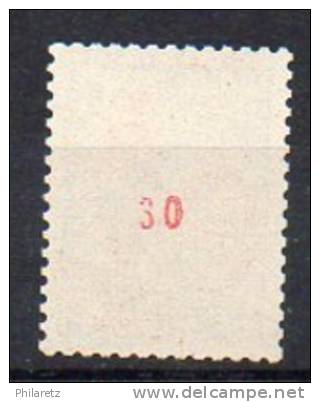 N° 1331Ab Neuf ** - N° Rouge Au Verso - Cote 13,50€ - Coil Stamps