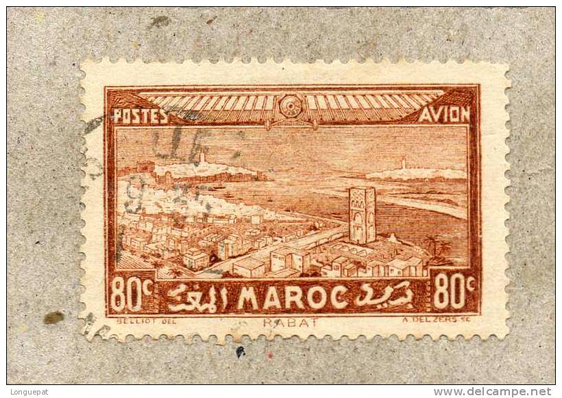 MAROC : Vue Aérienne De Rabat. - Poste Aérienne