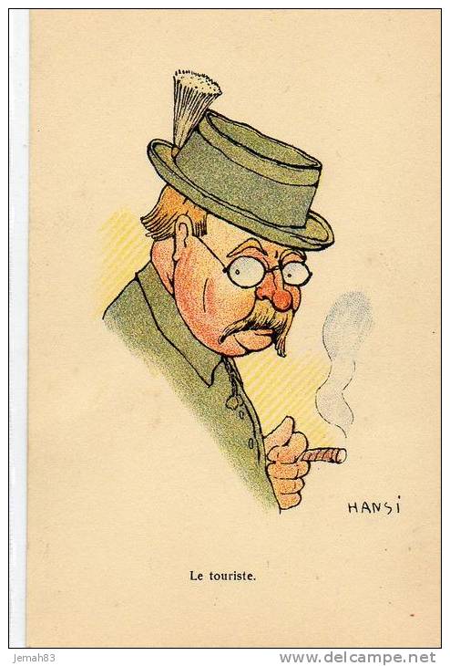 ILLUSTRATEUR HANSI LE TOURISTE ( Lot 19B ) - Hansi