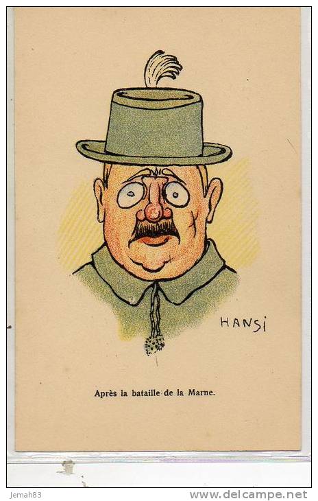 ILLUSTRATEUR HANSI APRES LA BATAILLE DE LA MARNE ( Lot 19B ) - Hansi