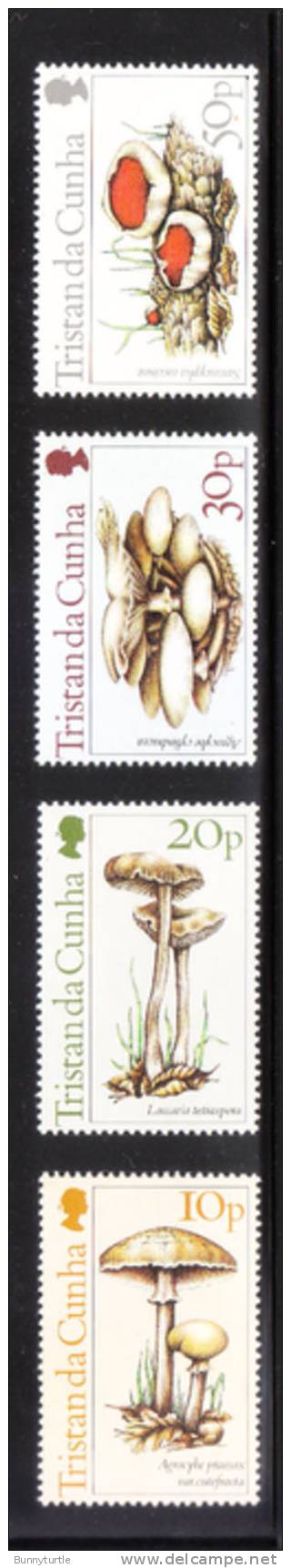 Tristan Da Cunha 1984 Local Fungi Mushrooms MNH - Tristan Da Cunha