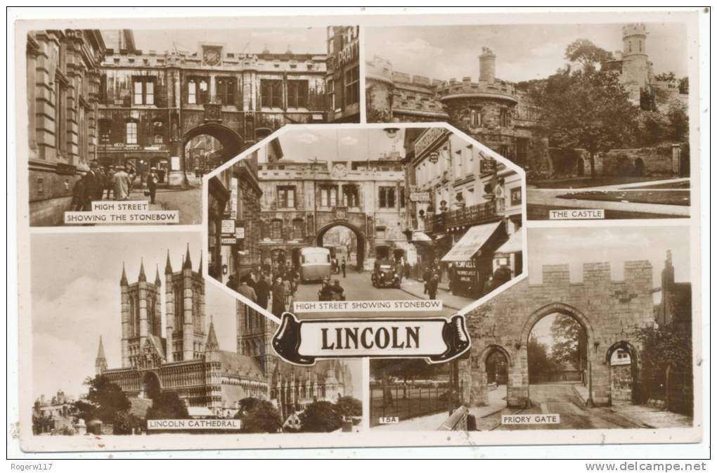 Lincoln Multiview Postcard - Lincoln