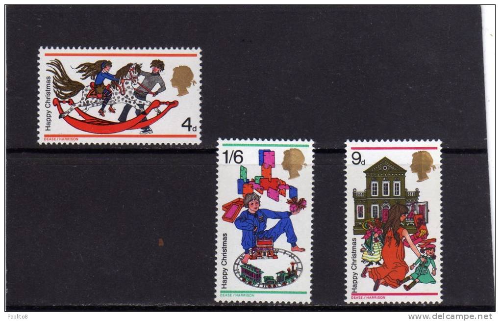 GREAT BRITAIN - GRAN BRETAGNA 1968 CHRISTMAS - NATALE - NOEL - WEIHNACHTEN - NATIVIDAD - NATAL  MNH - Unused Stamps