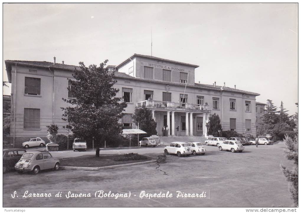 SAN LAZZARO DI SAVENA (BOLOGNA) -OSPEDALE PIZZARDI-AUTO DEL TEMPO-FG - Bologna