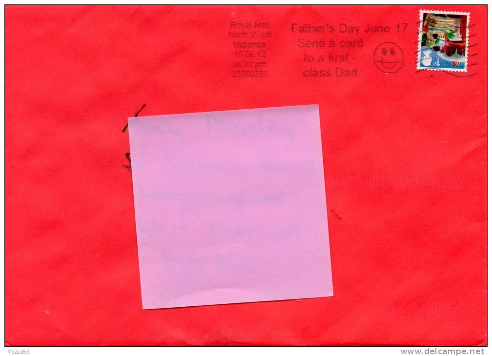 Great Britain, 2011, "Father's Day 17 June..." Special Machine Cancel, Wallace And Grommit - Lettres & Documents