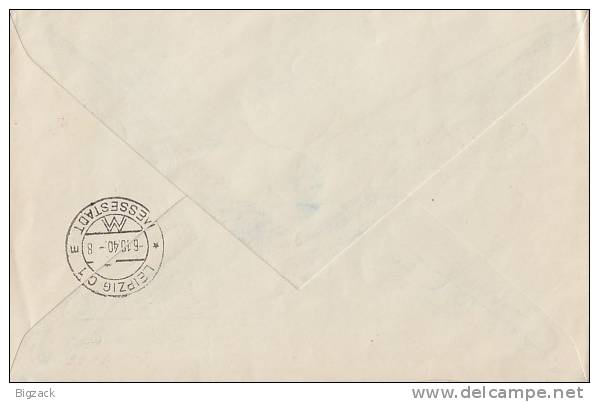 Elsass R-Brief Dt. Dienstpost Elsass Mif Minr.3 UR,8,10 SR Straßburg 5.10.40 - Besetzungen 1938-45